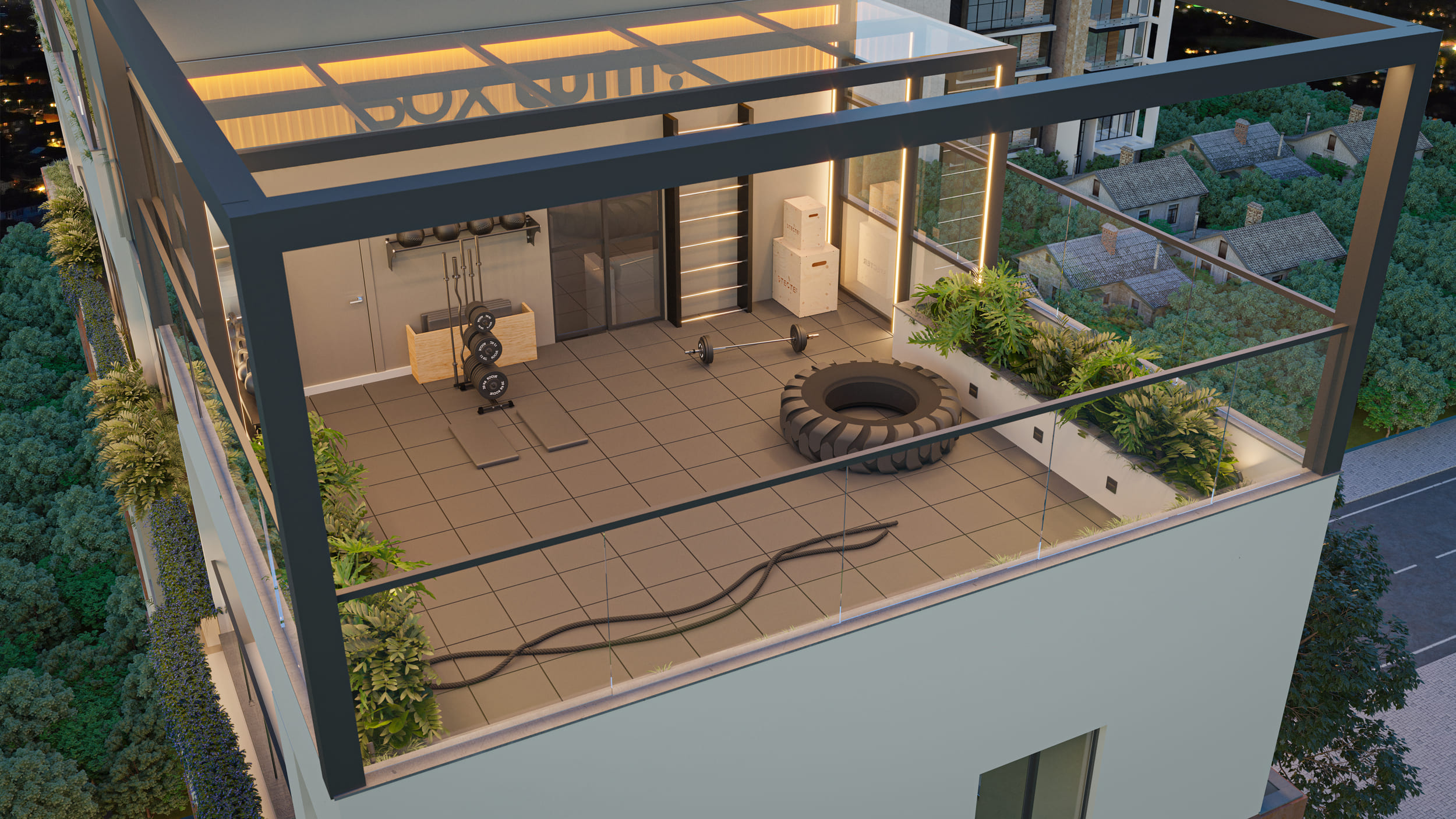 Rooftop Crossfit